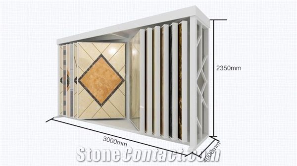 Crema Marfil Standard Marble Displays Granite-Slabs Displays Basalt Stands Ganite-Tiles Stand Racks Green-Marble Display Cases