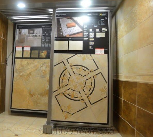 Etal Exhibition Display Racks Limestone Onyx Exhibition Stands Quartzite Grey Flower Stands Black-Galaxy-Granite Displays Quartzite Stands