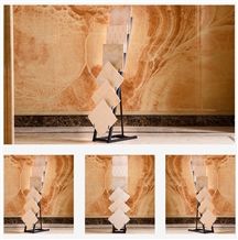 Floor Tile Sample Frame Rotating Tile Ceramic Racks Metal Floor Waterfall Tile Display Wing Tile Sample Stands for Ceramic Marble Granite Limestone Quartz Mosaic