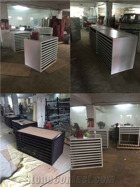 Floor Tile Sample Racks Wing Tile Sample Stands Metal Floor Tile Display Racks Steel Flooring Tile Display Stand for Ceramic Marble Granite Limestone Quartz Mosaic Building Materials