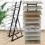 Floor Waterfall Display Rack Waterfall Stone Stands Metal Spinning Stone Stands Exhibition Tile Display for Granite Marble Quartz Mosaic Limestone Building Materials
