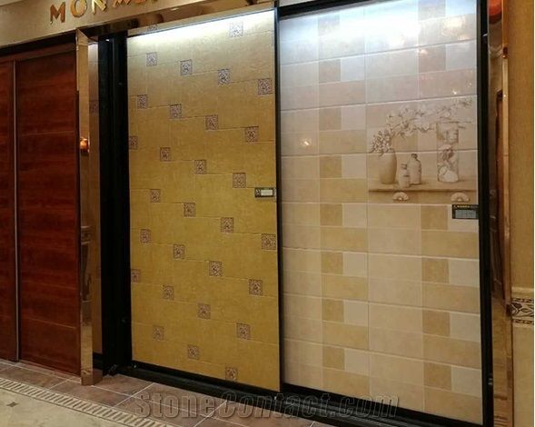 Ganite-Tiles Stand Racks Marble Displays Black-Galaxy-Granite Displays Quartzite Stands Mosaic Tile Displays