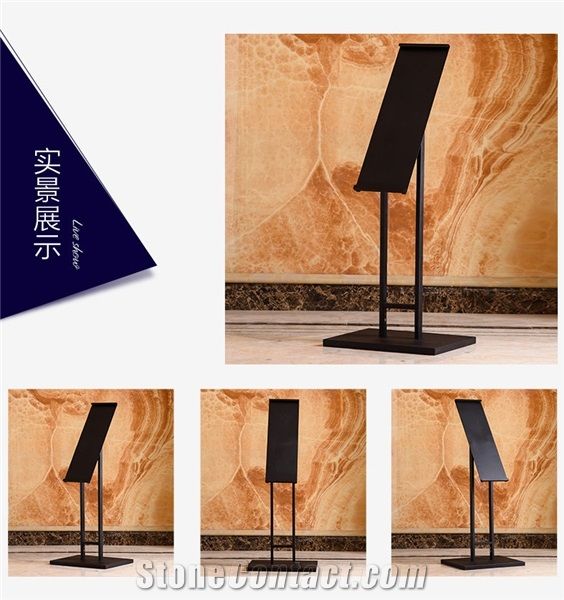 Granite-Display Rack Metal Showroom Tile Display Metal Floor Ceramic Tile Display Stands Countertop Rotating Tile Display Spinning Ceramic Tile Frame