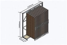 Granite Display Racks Labradorite Racks Sandstone Stands Black-Galaxy-Granite Display Stands Slab Racks Black-Granite Displays Artificial Displays