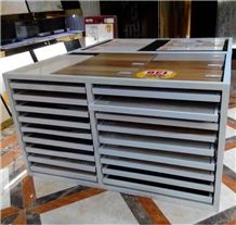 Granite Display Racks White-Marble Stands Slab Racks Landscaping Display Racks Quartz Sample Board Display Stands Ceramic Tile Retailers