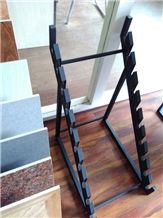 Granite Flower Stands Quartz Racks Brazil-Granite Display Stands Mosaic Tile Displays Ganite-Tiles Stand Racks Quartzite-Slabs Displays