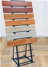 Granite Sample Board Display Racks Quartz-Stone Display Racks Beige Flower Stands Limestone Racks White-Marble Display Stands Racks Metal Racks