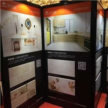 Granite Sample Board Display Stand Racks Ceramic Display Racks Crema Marfil Standard Marble Stands