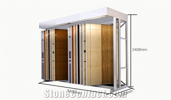 Granite-Slabs Displays Basalt Stands Grey-Marble Stand Racks Ganite-Tiles Stand Racks Sandstone Flower Stand Racks Standard Travertine Racks