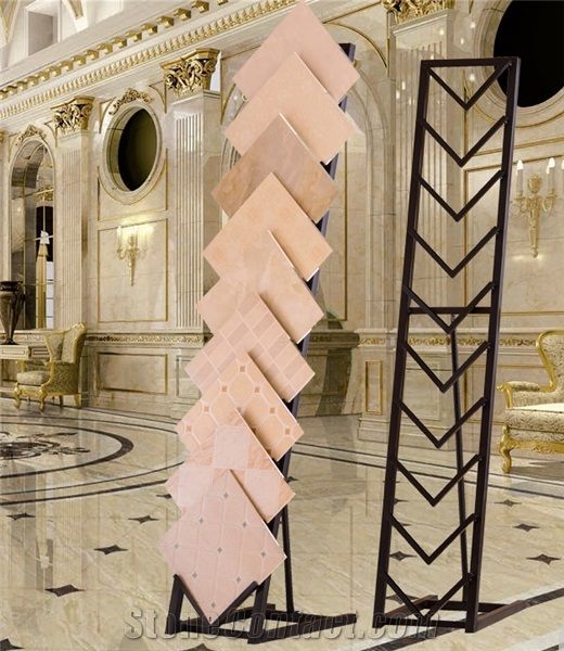 Granite Waterfall Display Racks Quartz Sample Board Waterfall Display Stands Sandstone Racks White-Marble Stands Pakistan-Marble Display Stand Racks