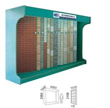 Gravel Flooring Spinning Wing Sliding Counter Top Tile Display Stands Racks for Ceramic Marble Granite Limestone Quartz Mosaic Building Materials