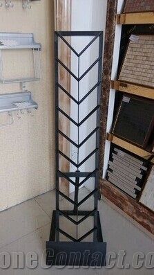 Grey-Marble Stand Racks Mosaic Waterfall Display Stands Granite Stands Limestone Shelf Quartzite-Slabs Artificial Displays Sandstone Racks