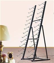 Labradorite Display Racks Grey-Marble Stands Mosaic Granite Stands Marble Stand Racks Exhibition Stand Design Black-Granite Display Racks