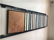 Limestone Shelf White-Onyx Sliding Display Stand Racks Quartzite-Slabs Artificial Displays Pakistan-Marble Display Stand Racks