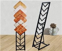 Limestone Stands Marble Stands Quartz Display Stands Ceramic Tile Display Racks Crema Marfil Standard Marble Displays Marble-Stairs Display Stand Racks
