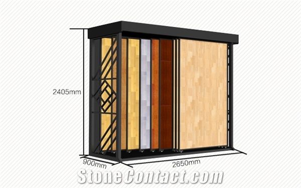 Marble Flower Stands Limestone Shelf Quartz Sample Board Display Stands Exhibition Stand Design Racks Quartzite-Slabs Displays Crema Marfil Standard Marble Display Stand Rack