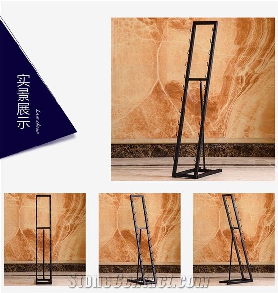Marble Plant Stand Spinning Ceramic Tile Shelf Spinning Tile Sample Board Frame Metal Floor Ceramic Tile Display Frame Metal Floor Ceramic Tile Display Stands
