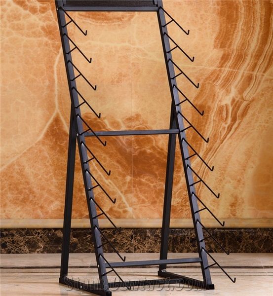 Metal Basalt Display Racks Granite Sample Board Display Stand Racks Limestone Shelf White-Marble Display Stands Sandstone Exhibition Racks