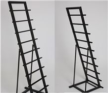 Metal Basalt Display Stand Racks Granite Display Racks Ceramic Tile Display Racks Blue-Marble Display Racks