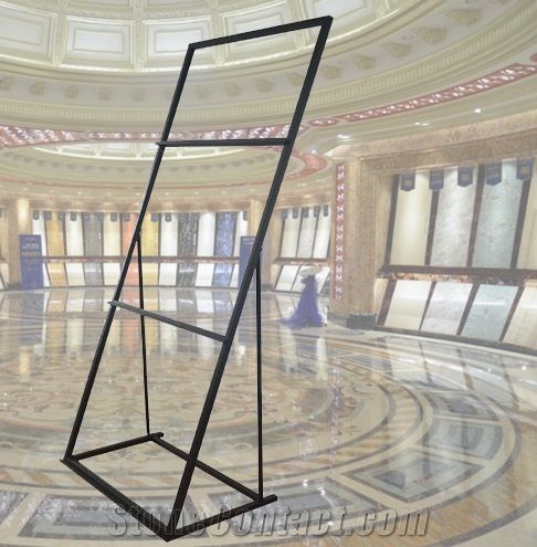 Metal Basalt Display Stand Racks Onyx Displays Sandstone Flower Stands Quartzite-Slabs Displays Tile Display Cases Green-Marble Displays White-Onyx Display Racks