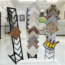 Metal Display Racks Brazil-Granite Display Stand Racks Mosaic Display Stands Granite-Slabs Displays Display Stand Racks