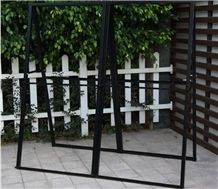 Metal Display Racks Ganite-Tiles Display Racks Beige Flower Stands Limestone Displays Slab Display Racks Countertops Display Racks Marble Stand Racks