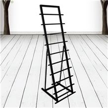Metal Display Racks Ganite-Tiles Display Racks Crema-Marfil Stands Quartz-Stone Display Racks Tile Display Racks Beige Flower Stands