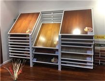 Metal Display Racks Quartz Display Stands Onyx Display Racks Mosaic Tile Displays Granite Sample Boards Display Stand Racks Marble Displays