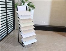 Metal Display Racks Quartz-Stone Displays Granite Rack Stands Tile Racks Beige-Marble Stands Black-Granite Display Stands