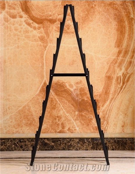 Metal Display Racks Quartzite-Slabs Stands Ganite-Tiles Display Racks Crema-Marfil Stands Quartz-Stone Display Racks Beige Flower Stands