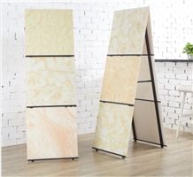 Metal Display Racks Sandstone Displays Tile Racks Black-Granite Display Stands Exhibition Stand Design Ceramic Tile Shelf White-Granite Display Racks