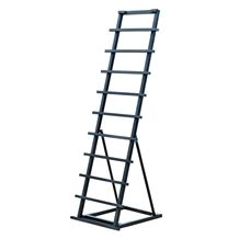 Metal Display Racks Slab Display Racks Exhibition Stand Design Black-Granite Display Racks Granite Flower Stands