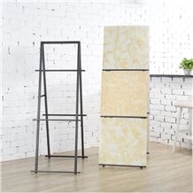 Metal Display Racks Slab Display Racks Granite Flower Stands Display Shelf Granite Stands Black-Galaxy-Granite Display Racks Grey-Marble Stands