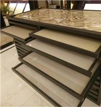 Metal Display Racks Tile Display Racks Stands Ganite-Tiles Display Racks Crema-Marfil Stands Quartz-Stone Display Racks Beige Flower Stands