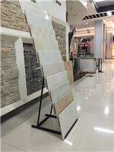 Metal Display Stand Racks Black-Granite Displays Quartzite-Slabs Stands Marble Collection Displays White-Marble Stands Artificial Displays