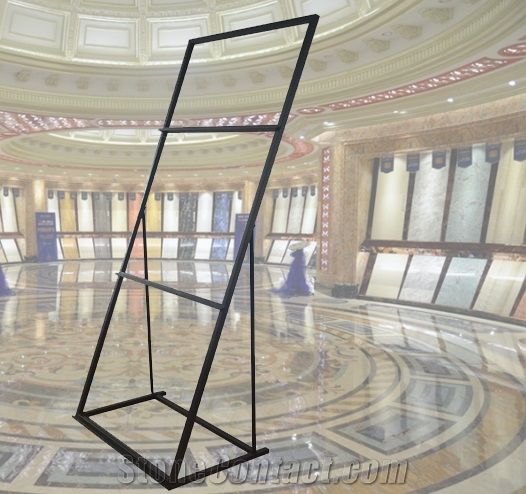 Metal Display Stand Racks Granite-Slabs Display Stands Black-Granite Displays Artificial Displays Mosaic Tile Displays Stone Sample Display Racks