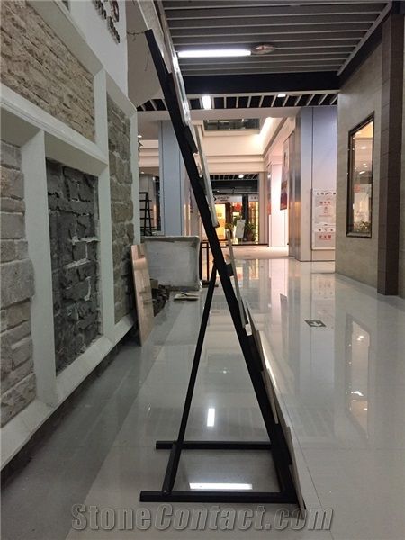 Metal Display Stand Racks Granite-Slabs Display Stands Black-Granite Displays Marble Collection Displays White-Marble Stands Artificial Displays