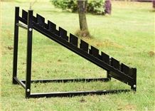 Metal Display Stand Racks Nepal-Marble Stone Slab Racks White-Onyx Display Stand Racks Limestone Shelf White-Marble Display Racks