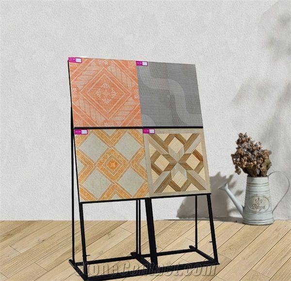Metal Display Stand Racks Sandstone Racks Crema Marfil Standard Marble Stands Quartz Racks Quartzite-Slabs Artificial Displays