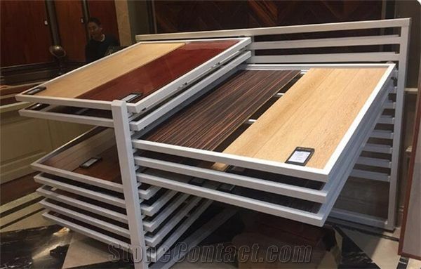 Metal Display Stand Racks Slab Racks Slate Stands Ceramic Tile Shelf Crema-Marfil Displays Marble Collection Displays White-Marble Stands
