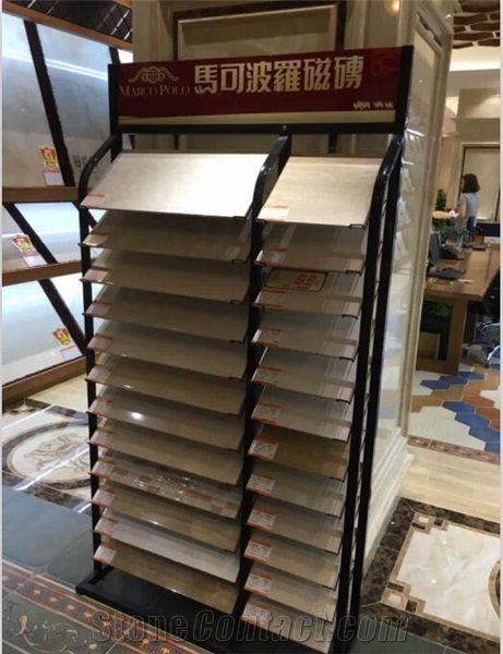 Metal Display Stand Racks White-Marble Stands Limestone Displays Tiles Displays Quartz Racks Slate Stands Granite-Slabs Display Stands
