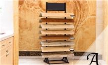 Metal Display Stand Racks White-Onyx Displays Ganite-Tiles Racks Nepal-Marble Stands Sandstone Racks