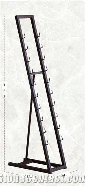 Metal Displays Tile Display Racks Quartzite Stands Slab Display Stands Landscaping Stand Racks Ceramic Tile Shelf Crema-Marfil Stands
