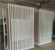 Metal Floor Tile Display Rack Wing Tile Sample Racks Countertop Rotating Tile Display for Ceramic Marble Granite Limestone Quartz Mosaic Building Materials