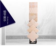 Metal Floor Tile Display Rack Wing Tile Sample Stands Spinning Tile Sample Board Display for Ceramic Marble Granite Limestone Quartz Mosaic Building Materials