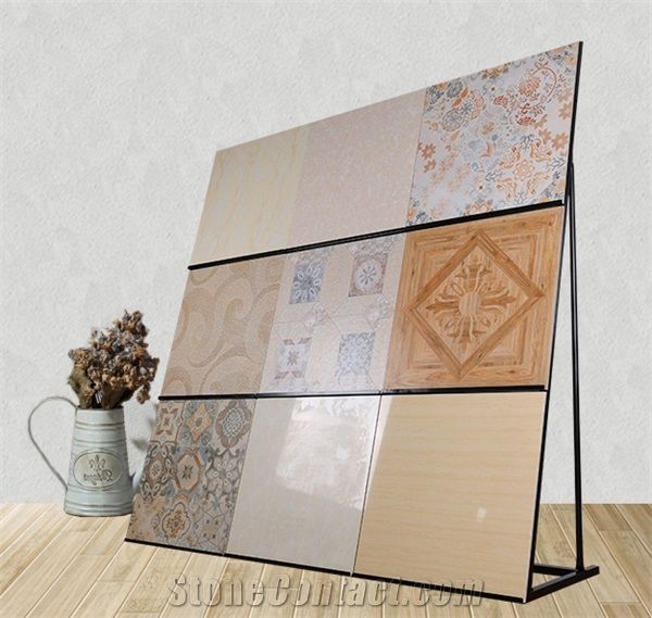 Metal Quartz Sample Board Display Stand Racks Sandstone Racks Limestone Onyx Exhibition Stands Ganite-Tiles Racks Quartz Display Stands
