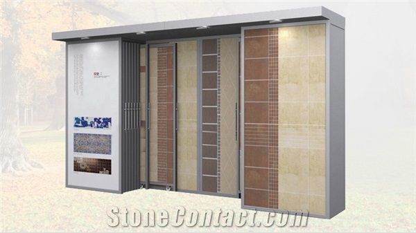 Metal Racks Beige Flower Racks Quartzite-Slabs Displays Floor Displays Onyx Displays Slate Display Racks Beige-Marble Stand Racks