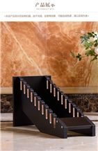 Metal Showroom Tile Display Wing Tile Sample Stands Showing Shelf Spinning Tile Sample Board Display for Ceramic Marble Granite Limestone Quartz Mosaic Building Materials