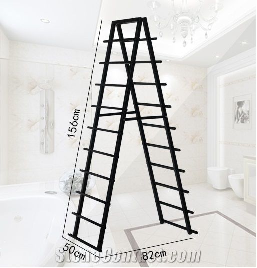 Metal Tile Display Stand Racks Brazil-Granite Display Stands Nepal-Marble Stone Slab Racks Quartzite-Slabs Displays Marble Displays