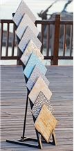 Metal Tile Display Stand Racks Ceramic Tile Shelf Granite Displays Stone Tile Board Racks Onyx Stand Racks Stone Sample Display Racks